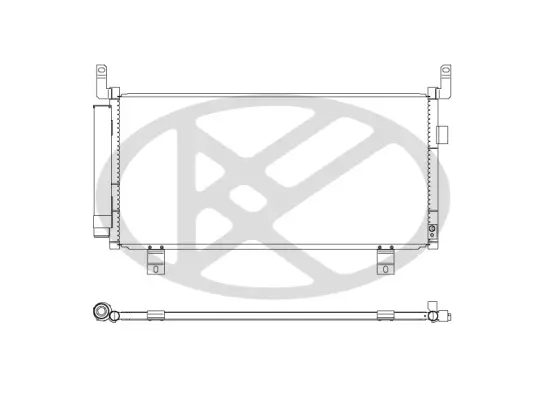 Kondensator, Klimaanlage KOYORAD CD090774 Bild Kondensator, Klimaanlage KOYORAD CD090774