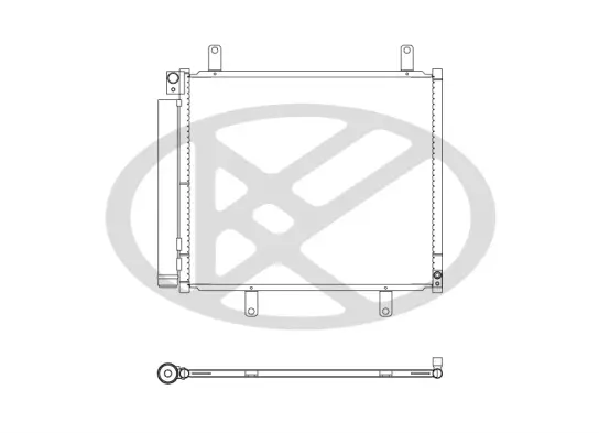 Kondensator, Klimaanlage KOYORAD CD101288
