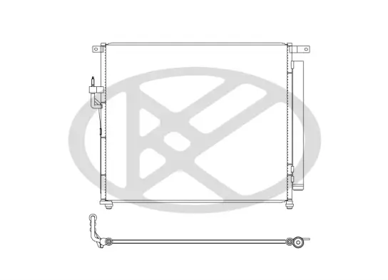 Kondensator, Klimaanlage KOYORAD CD320678 Bild Kondensator, Klimaanlage KOYORAD CD320678