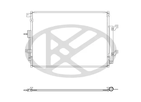 Kondensator, Klimaanlage KOYORAD CD331302