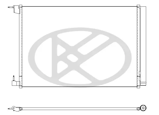 Kondensator, Klimaanlage KOYORAD CD411011 Bild Kondensator, Klimaanlage KOYORAD CD411011