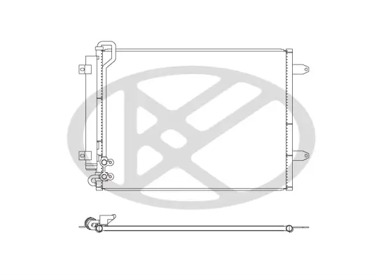 Kondensator, Klimaanlage KOYORAD CD440710 Bild Kondensator, Klimaanlage KOYORAD CD440710