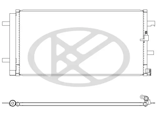Kondensator, Klimaanlage KOYORAD CD440877