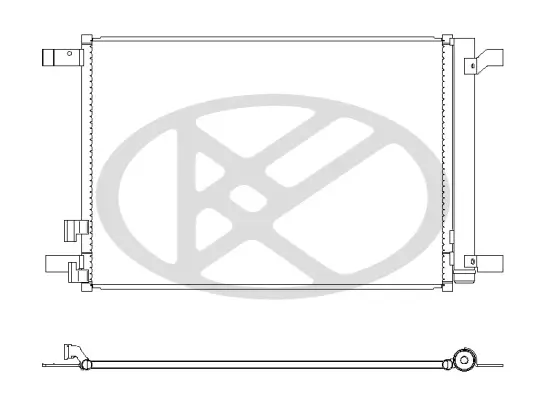 Kondensator, Klimaanlage KOYORAD CD441008