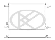 Kondensator, Klimaanlage KOYORAD CD441008