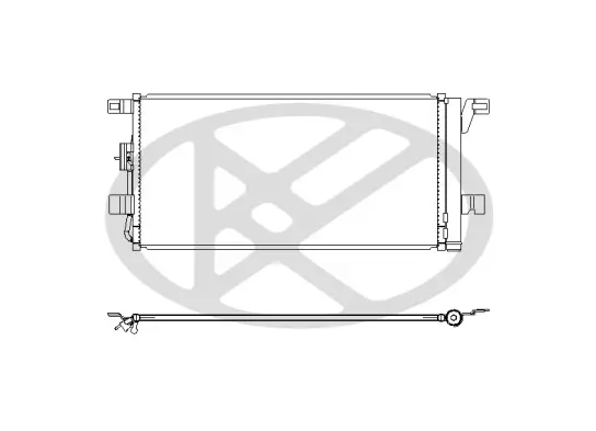 Kondensator, Klimaanlage KOYORAD CD441462