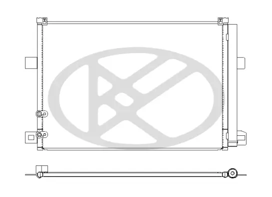 Kondensator, Klimaanlage KOYORAD CD450852M