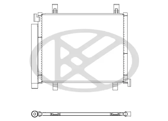 Kondensator, Klimaanlage KOYORAD CD451029