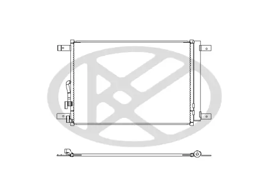 Kondensator, Klimaanlage KOYORAD CD451456