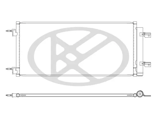 Kondensator, Klimaanlage KOYORAD CD461282