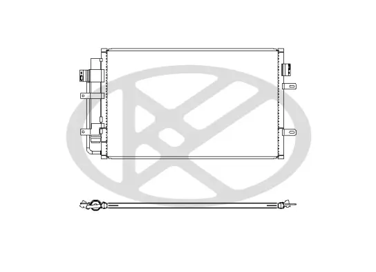 Kondensator, Klimaanlage KOYORAD CD511415