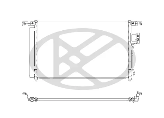 Kondensator, Klimaanlage KOYORAD CD810521 Bild Kondensator, Klimaanlage KOYORAD CD810521