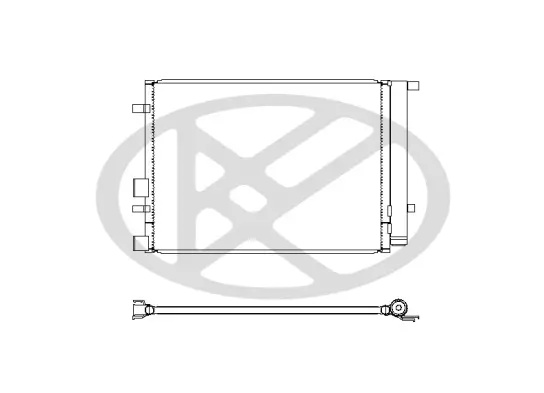 Kondensator, Klimaanlage KOYORAD CD810543 Bild Kondensator, Klimaanlage KOYORAD CD810543