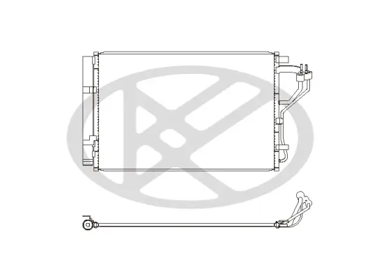 Kondensator, Klimaanlage KOYORAD CD810624