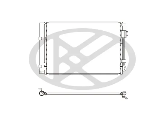 Kondensator, Klimaanlage KOYORAD CD810639