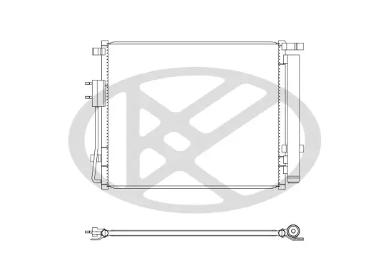 Kondensator, Klimaanlage KOYORAD CD810706 Bild Kondensator, Klimaanlage KOYORAD CD810706