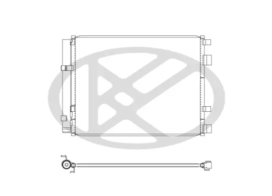 Kondensator, Klimaanlage KOYORAD CD810707
