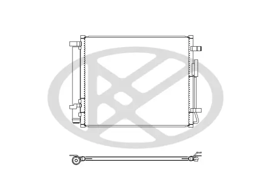 Kondensator, Klimaanlage KOYORAD CD811479 Bild Kondensator, Klimaanlage KOYORAD CD811479