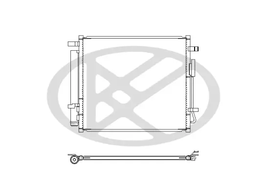 Kondensator, Klimaanlage KOYORAD CD811480