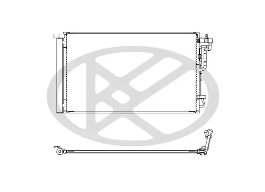 Kondensator, Klimaanlage KOYORAD CD811481 Bild Kondensator, Klimaanlage KOYORAD CD811481