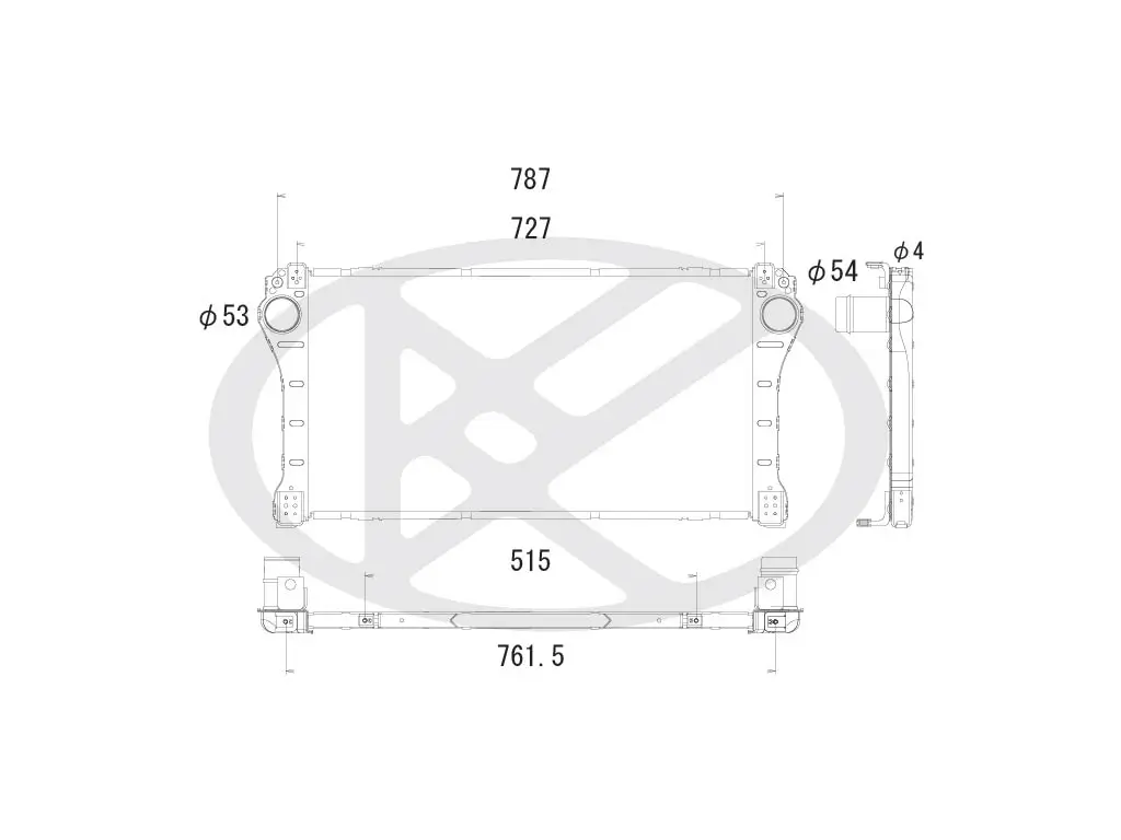 Ladeluftkühler KOYORAD IA010164