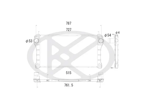 Ladeluftkühler KOYORAD IA010164 Bild Ladeluftkühler KOYORAD IA010164