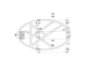 Ladeluftkühler KOYORAD IA020139