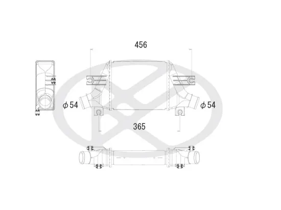 Ladeluftkühler KOYORAD IA030134 Bild Ladeluftkühler KOYORAD IA030134