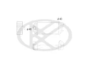 Ladeluftkühler KOYORAD IA100160