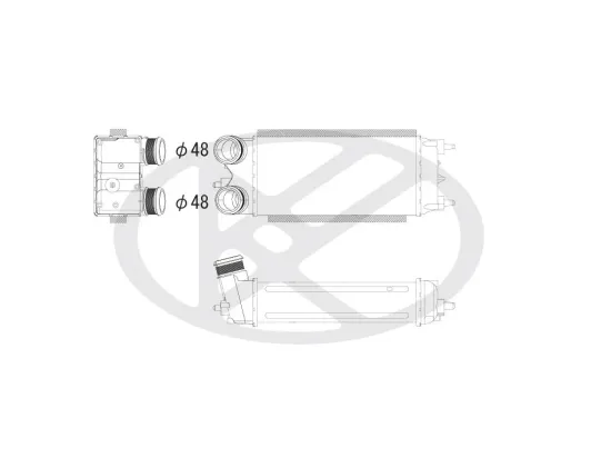 Ladeluftkühler KOYORAD IA320114 Bild Ladeluftkühler KOYORAD IA320114