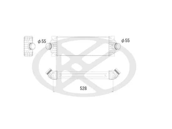 Ladeluftkühler KOYORAD IA320116 Bild Ladeluftkühler KOYORAD IA320116