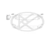 Ladeluftkühler KOYORAD IA410131