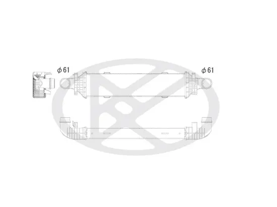 Ladeluftkühler KOYORAD IA410131 Bild Ladeluftkühler KOYORAD IA410131