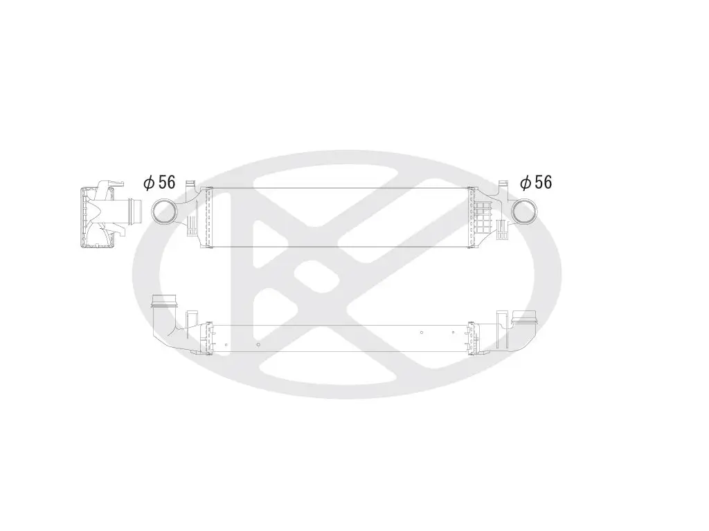 Ladeluftkühler KOYORAD IA410132