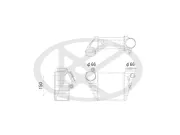 Ladeluftkühler KOYORAD IA450167