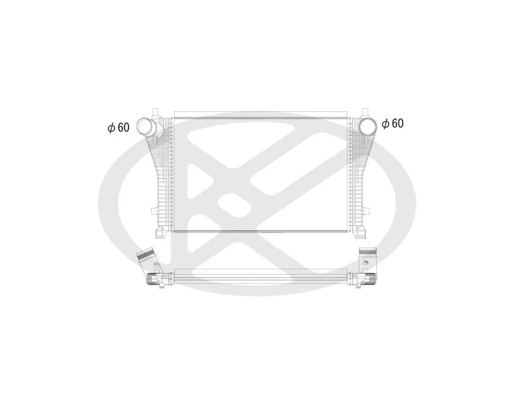 Ladeluftkühler KOYORAD IA450168