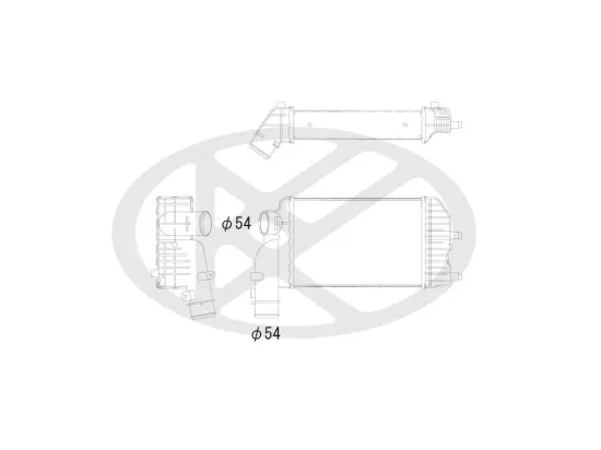 Ladeluftkühler KOYORAD IA470149 Bild Ladeluftkühler KOYORAD IA470149
