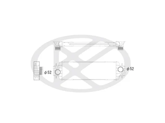 Ladeluftkühler KOYORAD IA490157 Bild Ladeluftkühler KOYORAD IA490157