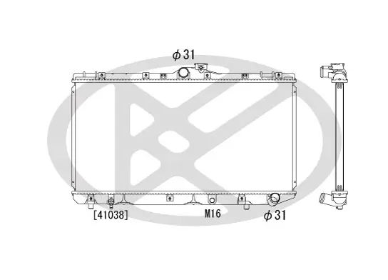 Kühler, Motorkühlung KOYORAD PL010287T