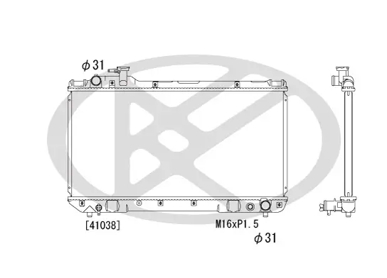 Kühler, Motorkühlung KOYORAD PL010401 Bild Kühler, Motorkühlung KOYORAD PL010401