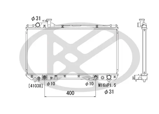 Kühler, Motorkühlung KOYORAD PL010402 Bild Kühler, Motorkühlung KOYORAD PL010402