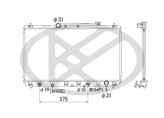 Kühler, Motorkühlung KOYORAD PL010629 Bild Kühler, Motorkühlung KOYORAD PL010629