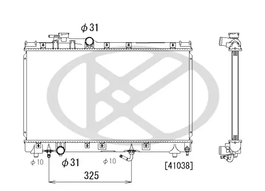 Kühler, Motorkühlung KOYORAD PL010637 Bild Kühler, Motorkühlung KOYORAD PL010637