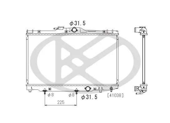Kühler, Motorkühlung KOYORAD PL010653 Bild Kühler, Motorkühlung KOYORAD PL010653