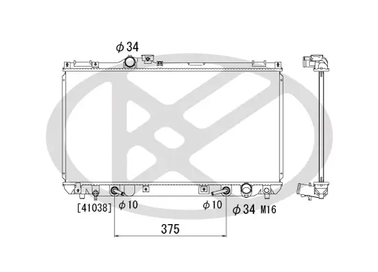 Kühler, Motorkühlung KOYORAD PL010692 Bild Kühler, Motorkühlung KOYORAD PL010692