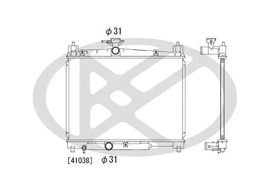 Kühler, Motorkühlung KOYORAD PL010846 Bild Kühler, Motorkühlung KOYORAD PL010846