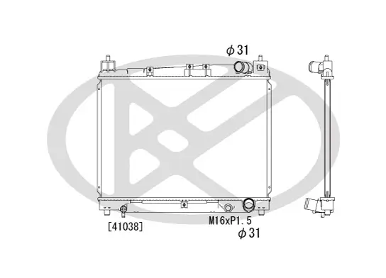 Kühler, Motorkühlung KOYORAD PL010862 Bild Kühler, Motorkühlung KOYORAD PL010862