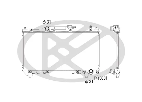Kühler, Motorkühlung KOYORAD PL010874