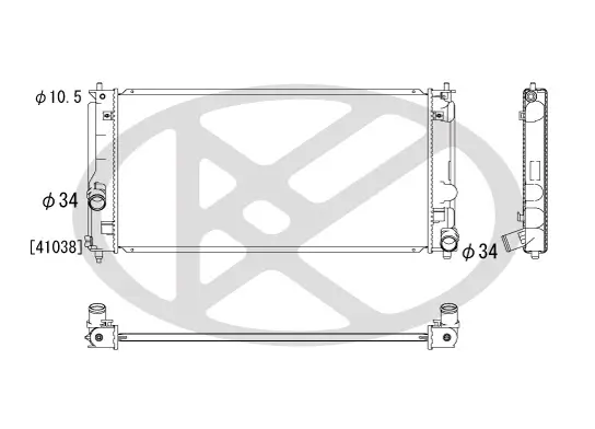 Kühler, Motorkühlung KOYORAD PL010927 Bild Kühler, Motorkühlung KOYORAD PL010927