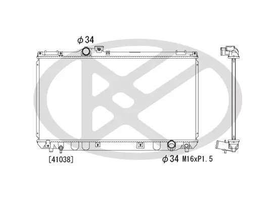 Kühler, Motorkühlung KOYORAD PL010955